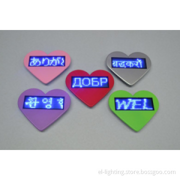 Can Be Custom LED Name Badge